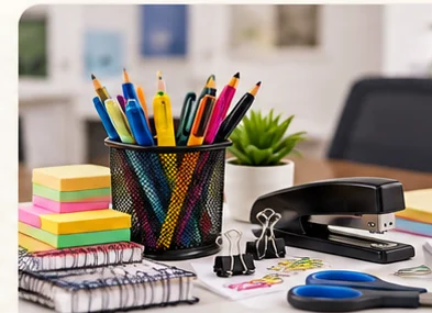 Illustrative unbranded products representing everyday essentials